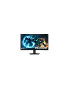 Monitor Gaming Curvo Samsung Odyssey G7 G75F 37"/ 4K/ 1ms/ 165Hz/ VA/ Regulable en altura/ Negro