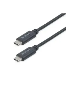 Cable usb tipo c startech 1m -  macho - macho -  negro