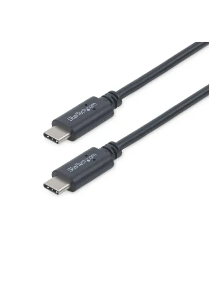 Cable usb tipo c startech 1m -  macho - macho -  negro