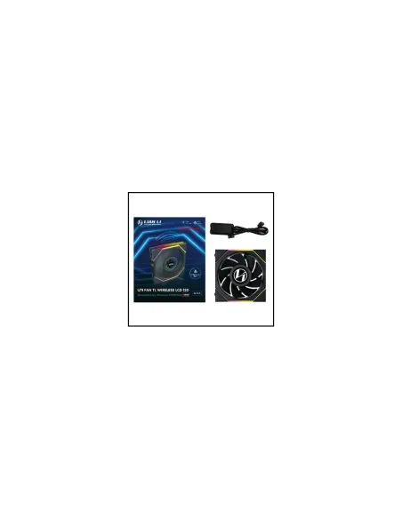 Ventilador caja gaming lian li unifan tl - lcd inalambrico argb 120mm negro