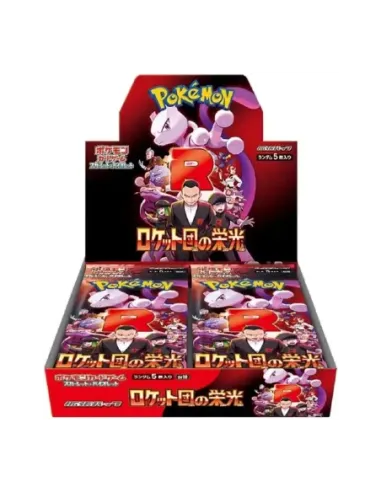 Pokemon tcg team rocket's glory caja de 30 sobres japonés