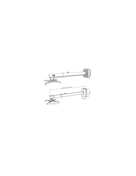 Soporte de Pared para Proyector Approx appSV03P/ Extensible/ hasta 10kg