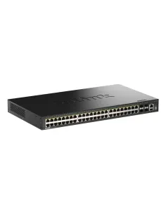 D-Link DGS-1530-52P E switch Gestionado L2 Gigabit Ethernet (10 100 1000) Energía sobre Ethernet (PoE) Negro