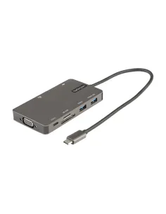 StarTech.com Adaptador Multipuertos USB C - Docking Station de Viajes HDMI 4K 30Hz o VGA - Hub Ladrón USB 3.0 de 5Gbps (USB-A  