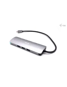 i-tec USB-C Metal Nano Docking Station 4K HDMI LAN with Power Delivery 100W + Universal Charger 100W 2