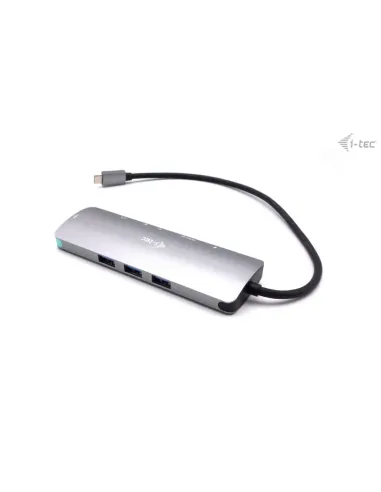i-tec USB-C Metal Nano Docking Station 4K HDMI LAN with Power Delivery 100W + Universal Charger 100W