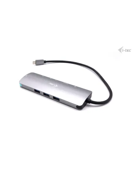 i-tec USB-C Metal Nano Docking Station 4K HDMI LAN with Power Delivery 100W + Universal Charger 100W