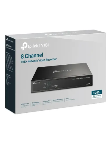 TP-Link VIGI NVR1008H-8P Negro