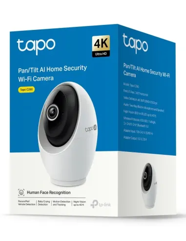 TP-Link Tapo C260 Cámara de seguridad IP Interior 3840 x 2160 Pixeles Techo Pared Escritorio