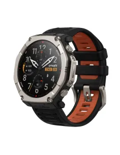 Amazfit T-Rex Ultra 2 129,5 cm (51") AMOLED 51 mm Digital 480 x 480 Pixeles Pantalla táctil Titanio Wifi GPS (satélite)