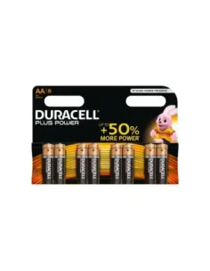 Duracell Plus Power Pila Alcalina AA LR6 Blister*8