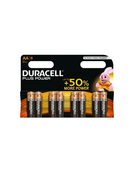 Duracell Plus Power Pila Alcalina AA LR6 Blister*8