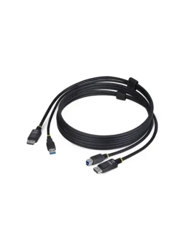 Cable displayport - usb tipo a a displayport - usb tipo b startech 1.8m -  macho - macho -  negro