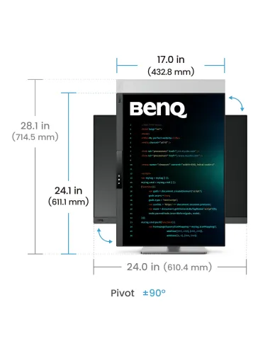 BenQ RD280UG pantalla para PC 71,6 cm (28.2") 3840 x 2560 Pixeles 4K Ultra HD Negro