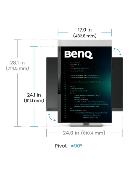 BenQ RD280UG pantalla para PC 71,6 cm (28.2") 3840 x 2560 Pixeles 4K Ultra HD Negro