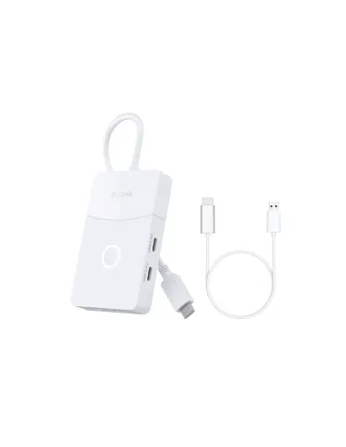 D-Link DUP-501 hub de interfaz USB 3.2 Gen 1 (3.1 Gen 1) Type-C 5000 Mbit s Blanco