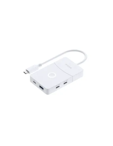 D-Link DUP-501 hub de interfaz USB 3.2 Gen 1 (3.1 Gen 1) Type-C 5000 Mbit s Blanco