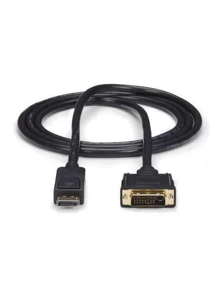 StarTech.com Cable 1,8m Adaptador de Vídeo DisplayPort a DVI - Conversor DP - Hasta 1920x1200 - Pasivo