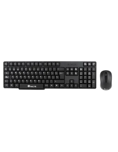 NGS EUPHORIA KIT teclado Ratón incluido Universal RF inalámbrico QWERTY Inglés Negro