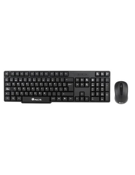 NGS EUPHORIA KIT teclado Ratón incluido Universal RF inalámbrico QWERTY Inglés Negro