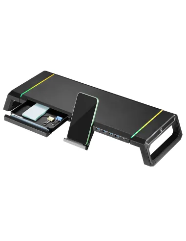 Ewent EW1268 soporte para monitor Escritorio Negro