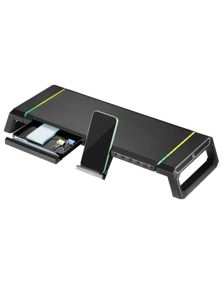 Ewent EW1268 soporte para monitor Escritorio Negro