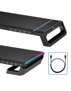 Ewent EW1268 soporte para monitor Escritorio Negro 2