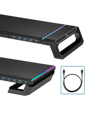 Ewent EW1268 soporte para monitor Escritorio Negro
