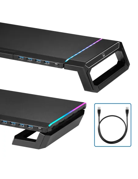 Ewent EW1268 soporte para monitor Escritorio Negro
