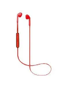 Auriculares bluetooth boton nevir rojo