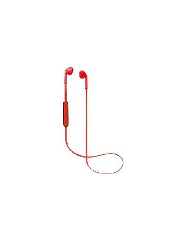 Auriculares bluetooth boton nevir rojo