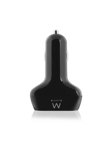 Ewent EW1354 cargador de dispositivo móvil Universal Negro Encendedor de cigarrillos Auto