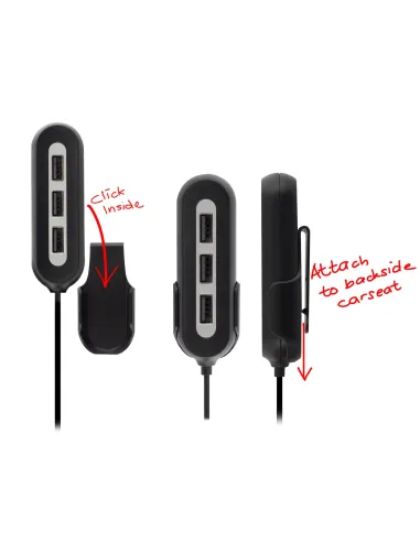 Ewent EW1355 cargador de dispositivo móvil Universal Negro, Gris Encendedor de cigarrillos Auto