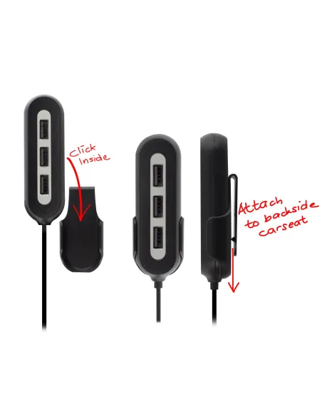 Ewent EW1355 cargador de dispositivo móvil Universal Negro, Gris Encendedor de cigarrillos Auto