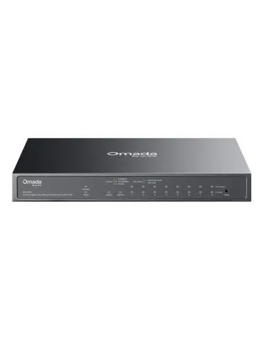 TP-Link Omada ES210GP switch Gestionado L2 Gigabit Ethernet (10 100 1000) Energía sobre Ethernet (PoE) DIN rail Negro