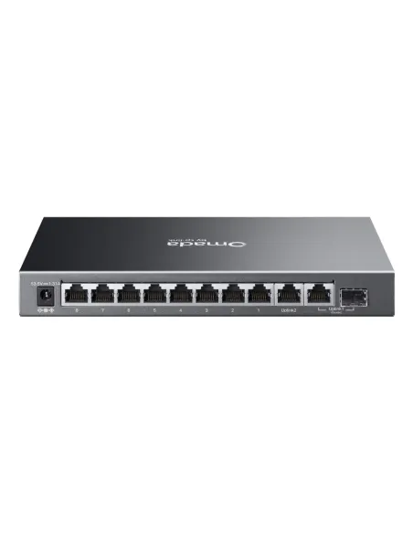 TP-Link Omada ES210GP switch Gestionado L2 Gigabit Ethernet (10 100 1000) Energía sobre Ethernet (PoE) DIN rail Negro
