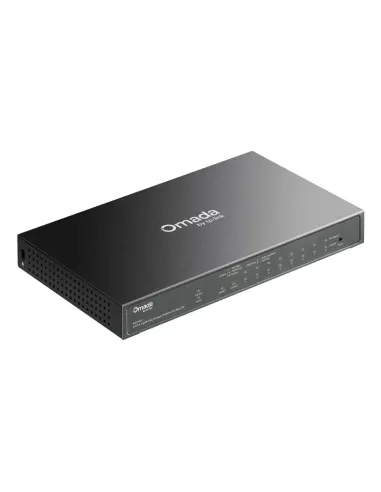 TP-Link Omada ES210GP switch Gestionado L2 Gigabit Ethernet (10 100 1000) Energía sobre Ethernet (PoE) DIN rail Negro