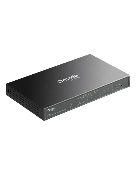TP-Link Omada ES210GP switch Gestionado L2 Gigabit Ethernet (10 100 1000) Energía sobre Ethernet (PoE) DIN rail Negro