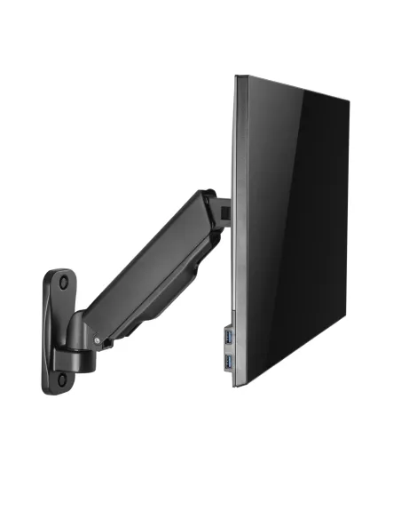 Ewent EW1532 soporte para monitor 81,3 cm (32") Pared Negro