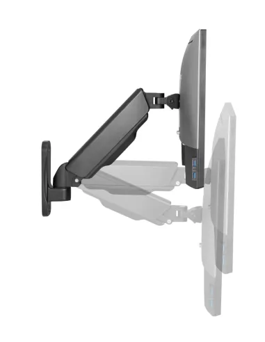 Ewent EW1532 soporte para monitor 81,3 cm (32") Pared Negro