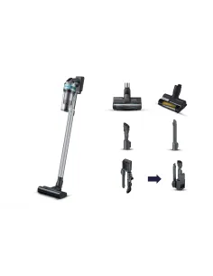 Samsung VS20B75AGR1 Aspiradora escoba 2 en 1 Batería Secar Sin bolsa 550 W Negro, Color menta