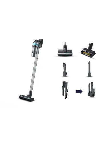 Samsung VS20B75AGR1 Aspiradora escoba 2 en 1 Batería Secar Sin bolsa 550 W Negro, Color menta