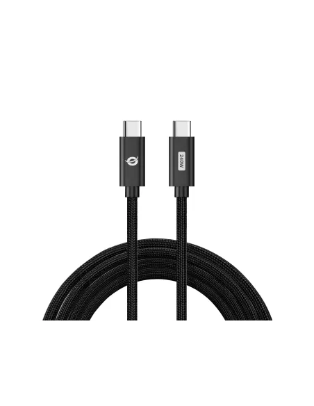 Conceptronic ETTA03B20 cable USB USB 2.0 2 m USB C 0,48 Gbit s 240 W Negro