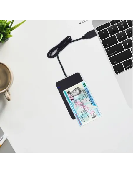 Ewent EW1053 lector de tarjeta magnética USB Negro