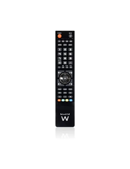 Ewent EW1570 mando a distancia DTT, DVD Blu-ray, Proyector, SAT, STB, Altavoz para barra de sonido, TV, Universal, VCR Botones