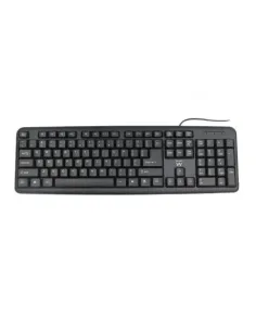 Ewent EW3112 teclado Oficina USB + PS 2 QWERTY Portugués Negro