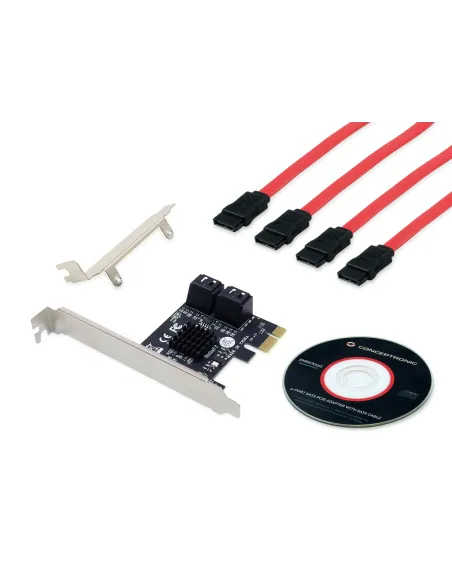 Conceptronic EMRICK03G tarjeta y adaptador de interfaz Interno SATA