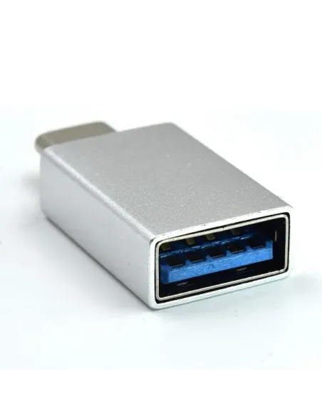 Ewent EW9643 cambiador de género para cable USB C USB A Plata