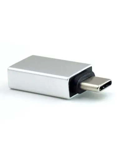 Ewent EW9643 cambiador de género para cable USB C USB A Plata