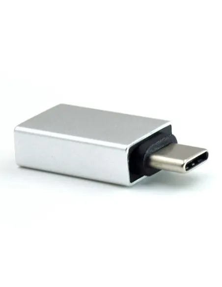 Ewent EW9643 cambiador de género para cable USB C USB A Plata